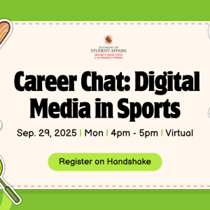 A body of text about the event is centered around different items related to sports and media.