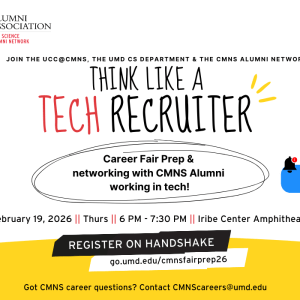 Promotional infographic for the Think Like a Tech Recruiter workshop.